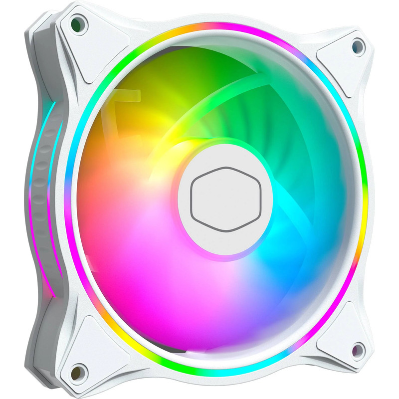 Cooler Master MasterFan MF120 Halo White Edition 120mm Fan - مروحة تبريد